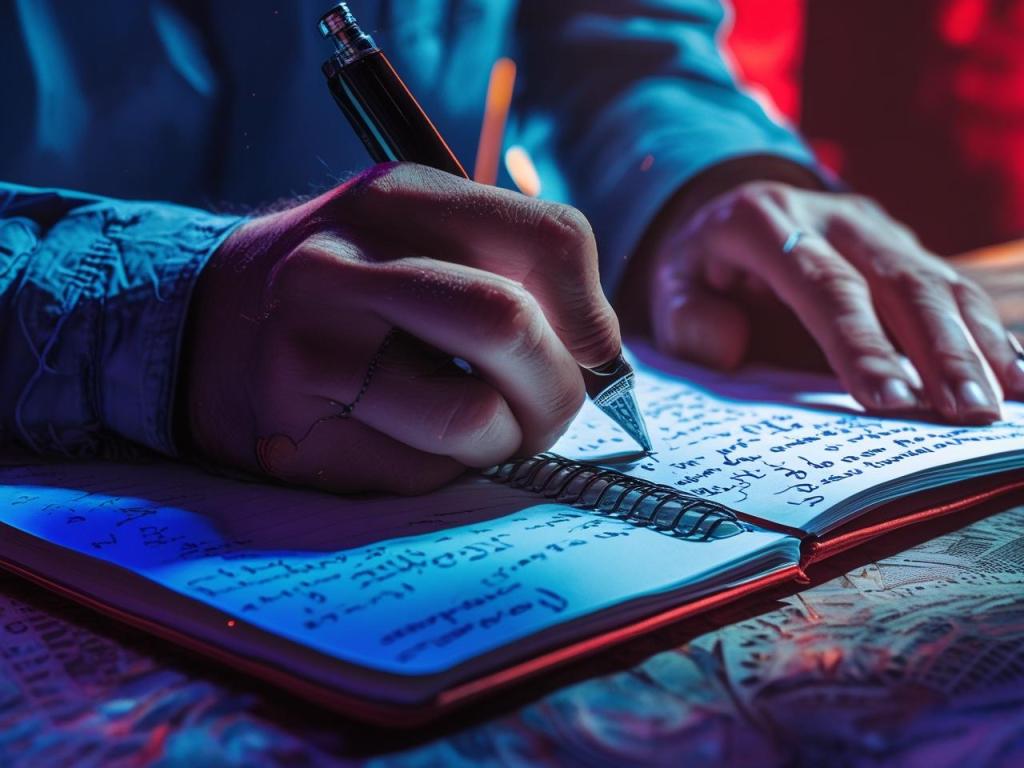 The thought vanishes, the writing&nbsp;remains